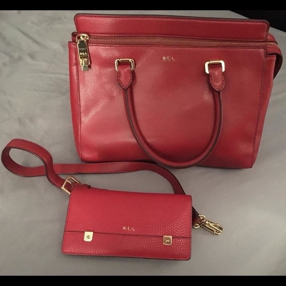 Ralph Lauren purse and matching wallet - Picture 1 of 1